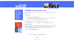 Desktop Screenshot of loveyourvoice.com